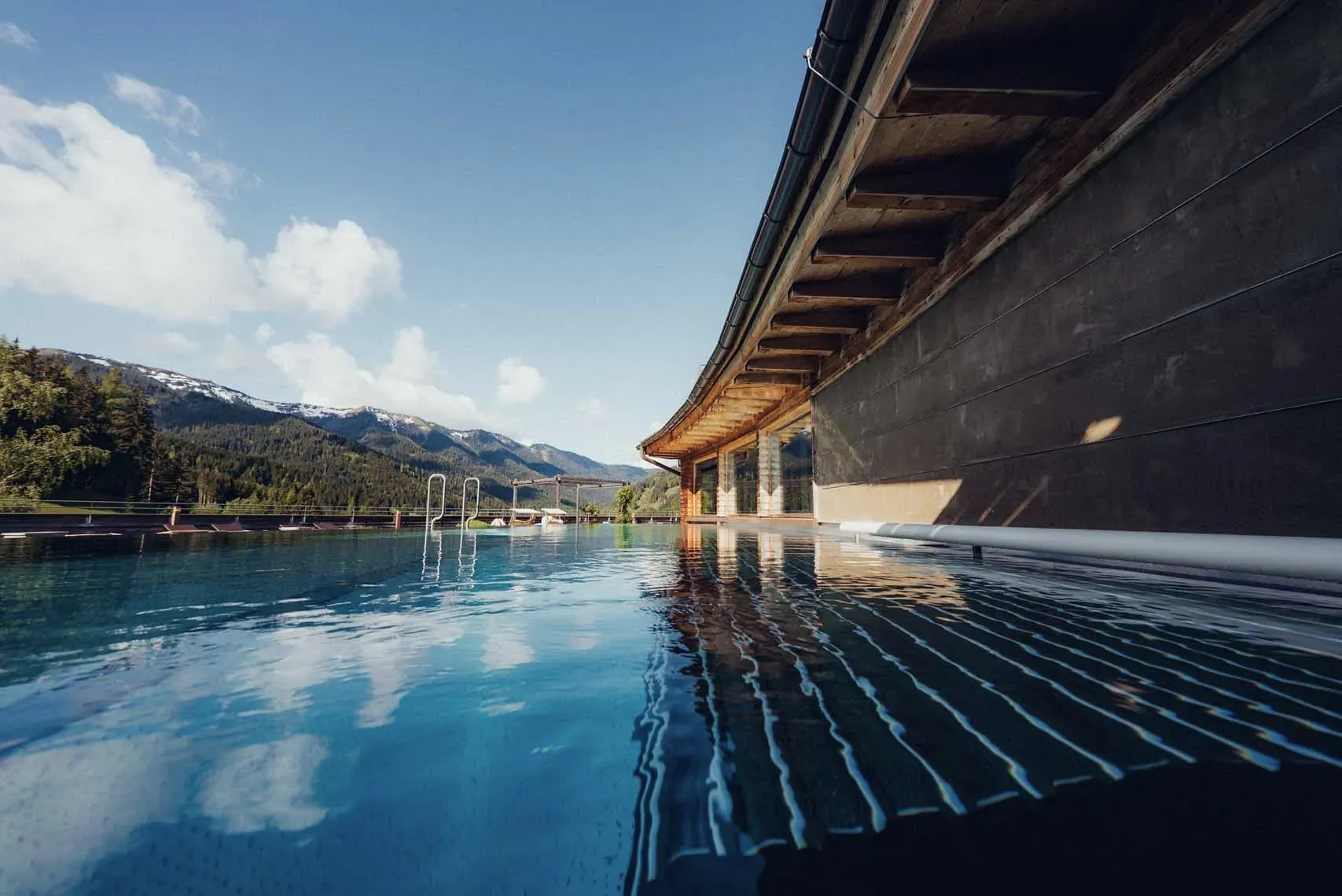 Rooftop pool with panoramic view