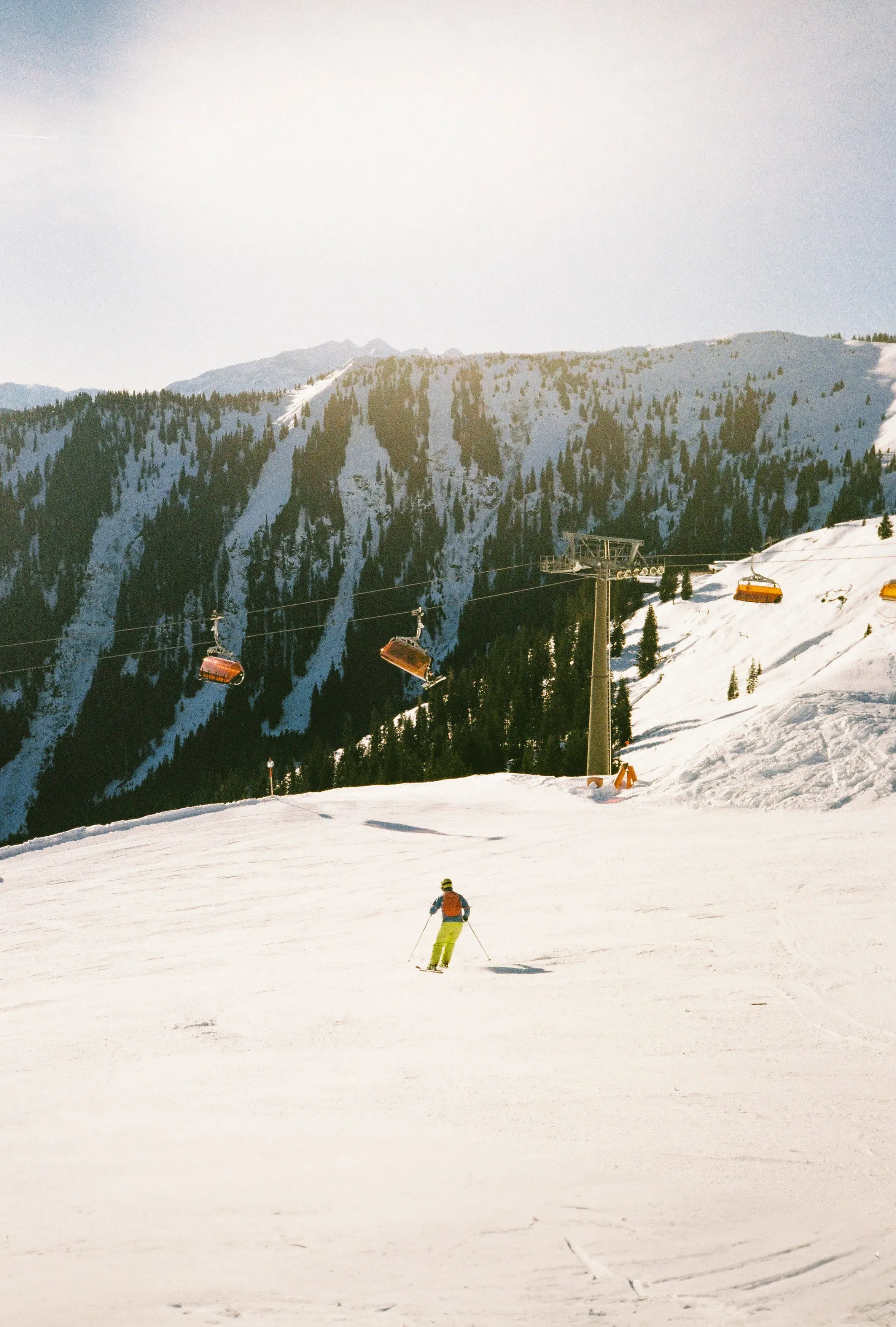 Skier on the slope