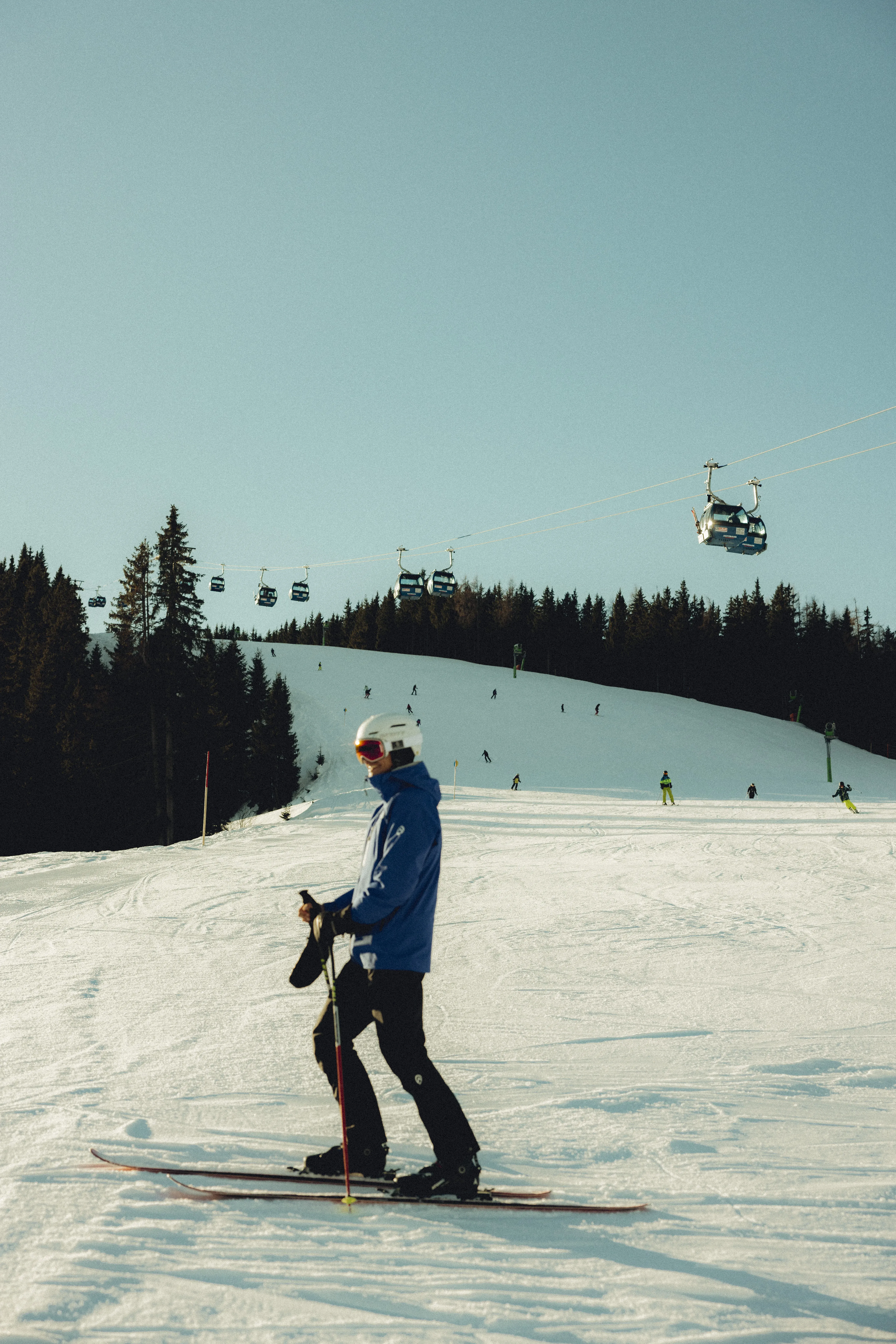 Skier on the slope