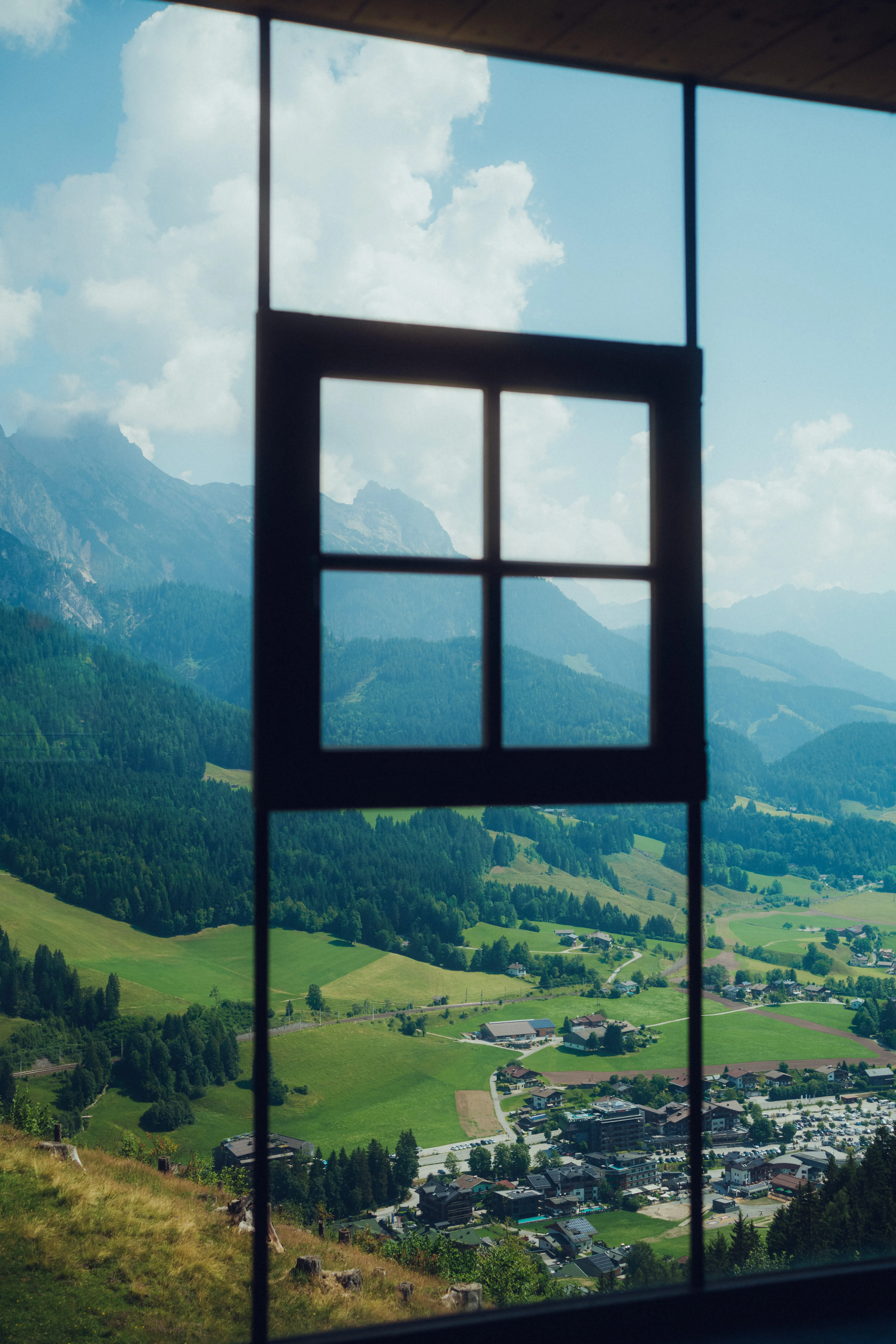 Panoramic view from the window