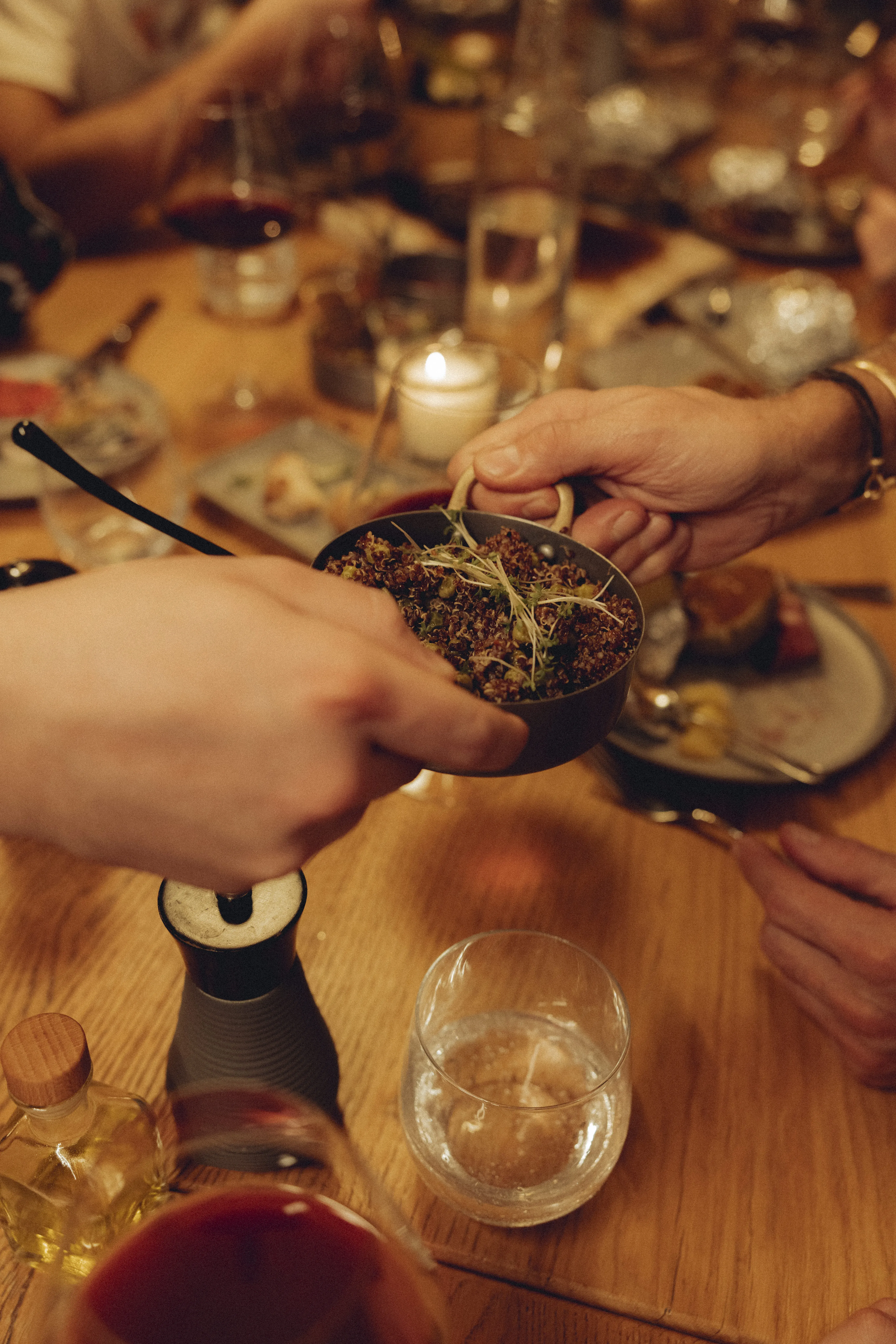 Dinner in sharing style